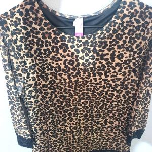 Women's cheetah shirt